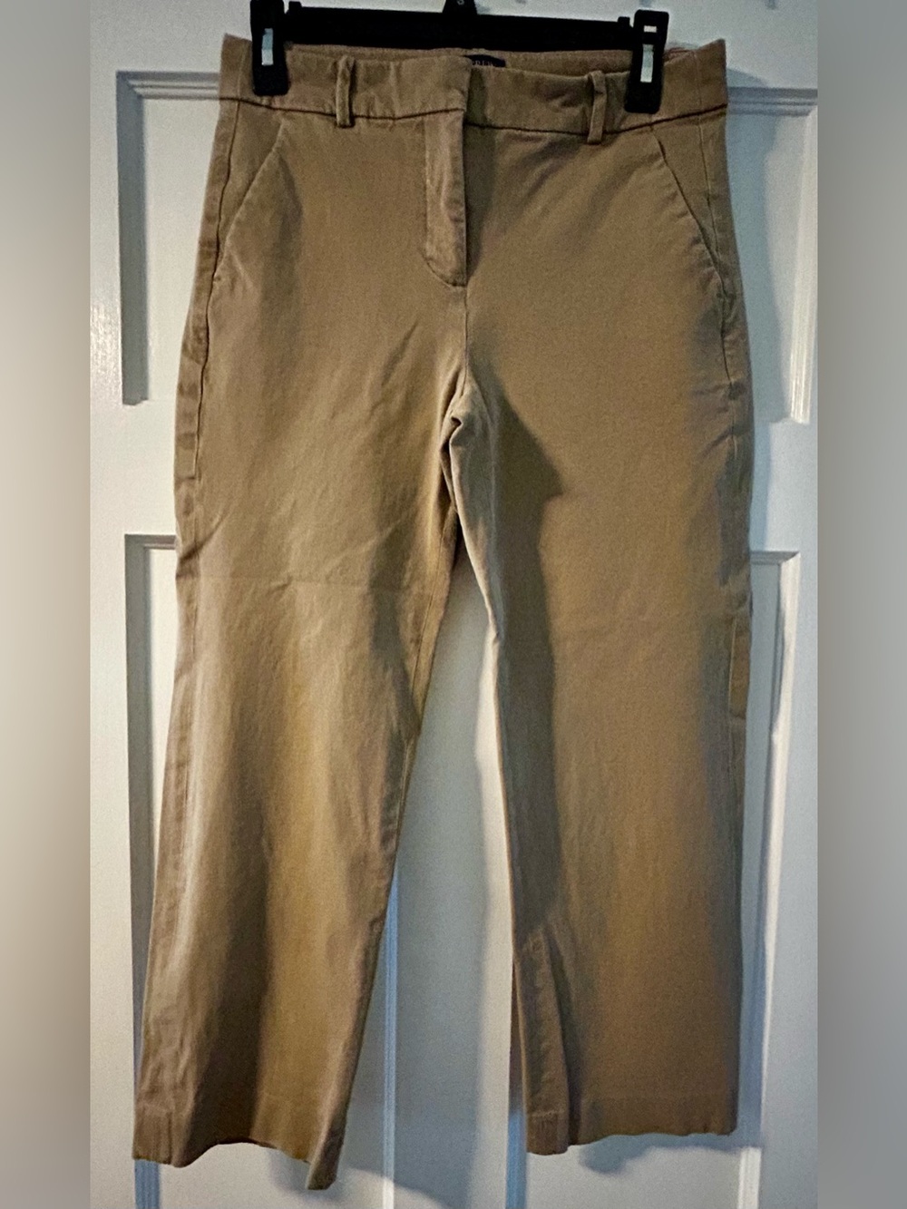 J Crew Straight Leg Kallie Pants Tan